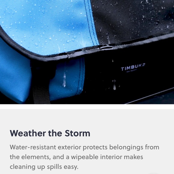 Timbuktu 2 XL Blue & White Cargo Tote with Shoulder Strap - Picture 2 of 16